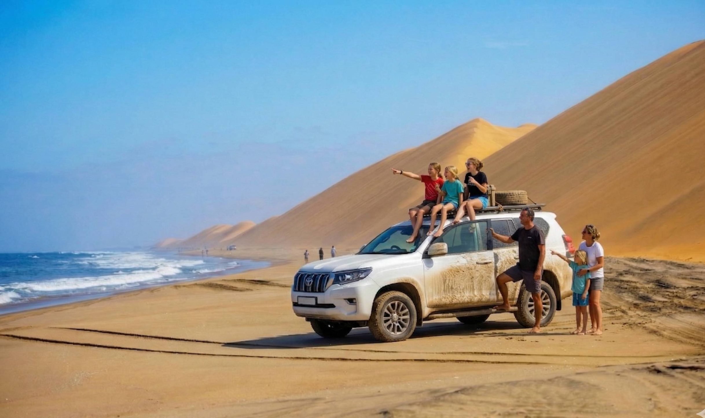 4x4 self-drive journey in Namibia between desert dunes and the Atlantic coast