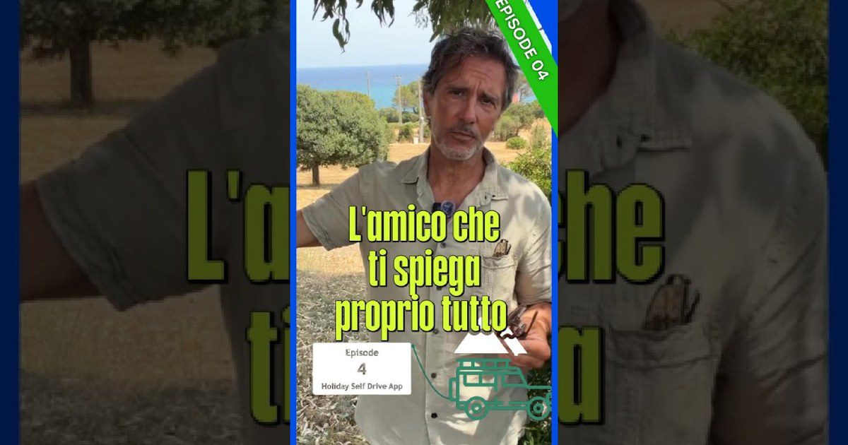 Sergio di Holiday Self Drive nel quarto episodio del Racconto: come trovare un amico che conosce ogni strada